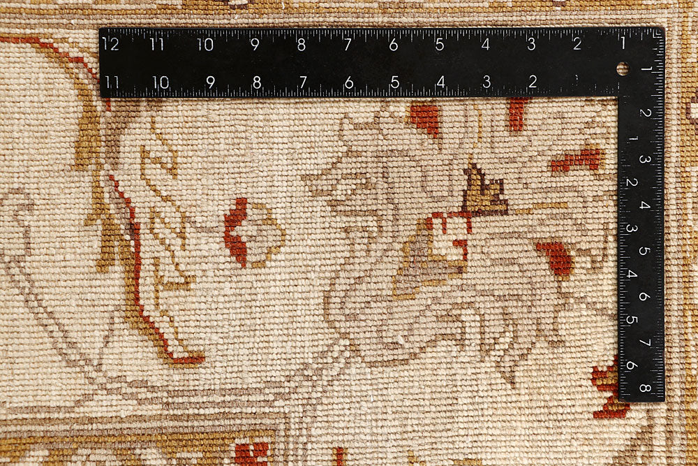 Saddle Brown Ziegler 6' 9 x 9' 7 - No. 64617 - ALRUG Rug Store