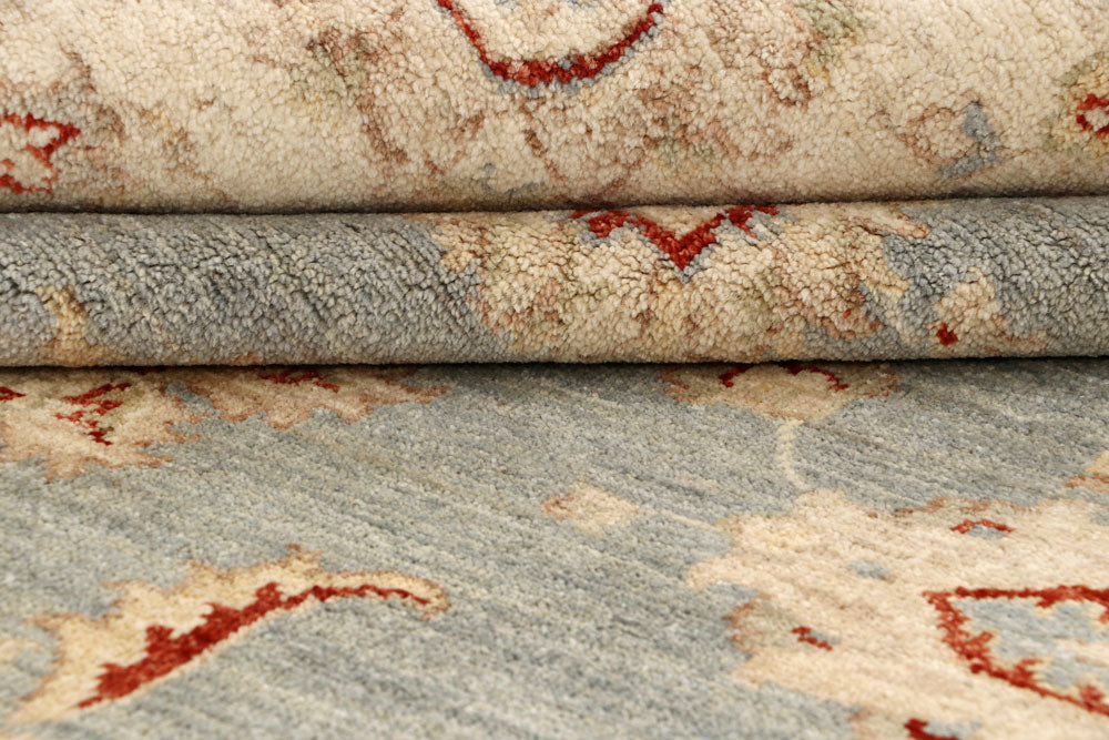 Light Slate Grey Ziegler 6' 6 x 9' 8 - No. 64619 - ALRUG Rug Store