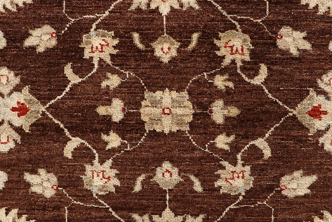 Saddle Brown Ziegler 6'  6" x 9'  8" - No. QA13341