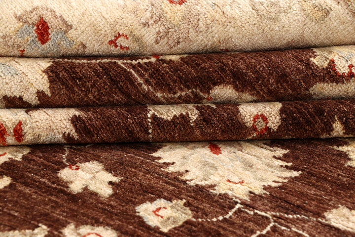 Saddle Brown Ziegler 6' 6 x 9' 8 - No. 64620 - ALRUG Rug Store