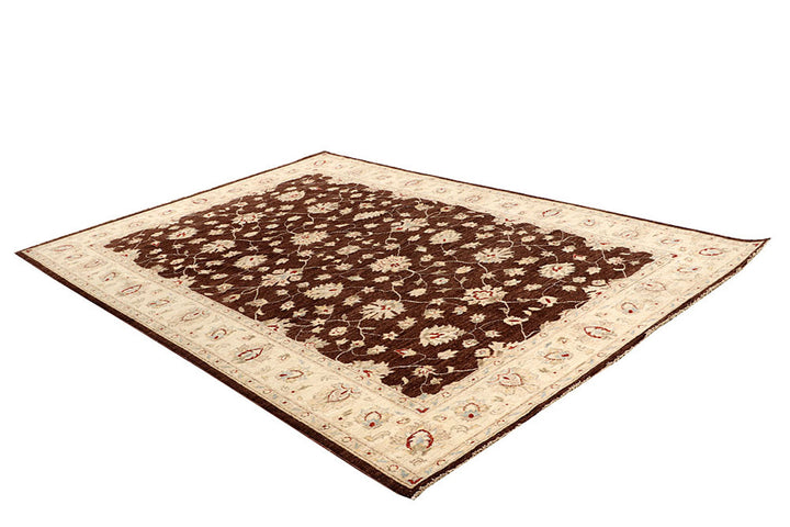 Saddle Brown Ziegler 6'  6" x 9'  8" - No. QA13341