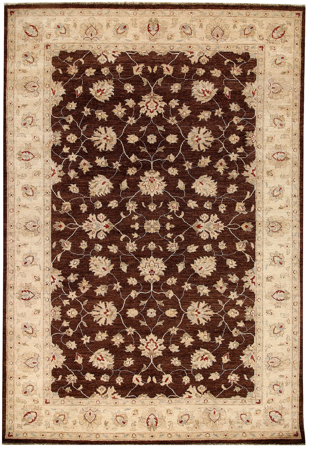 Saddle Brown Ziegler 6' 6 x 9' 8 - No. 64620 - ALRUG Rug Store
