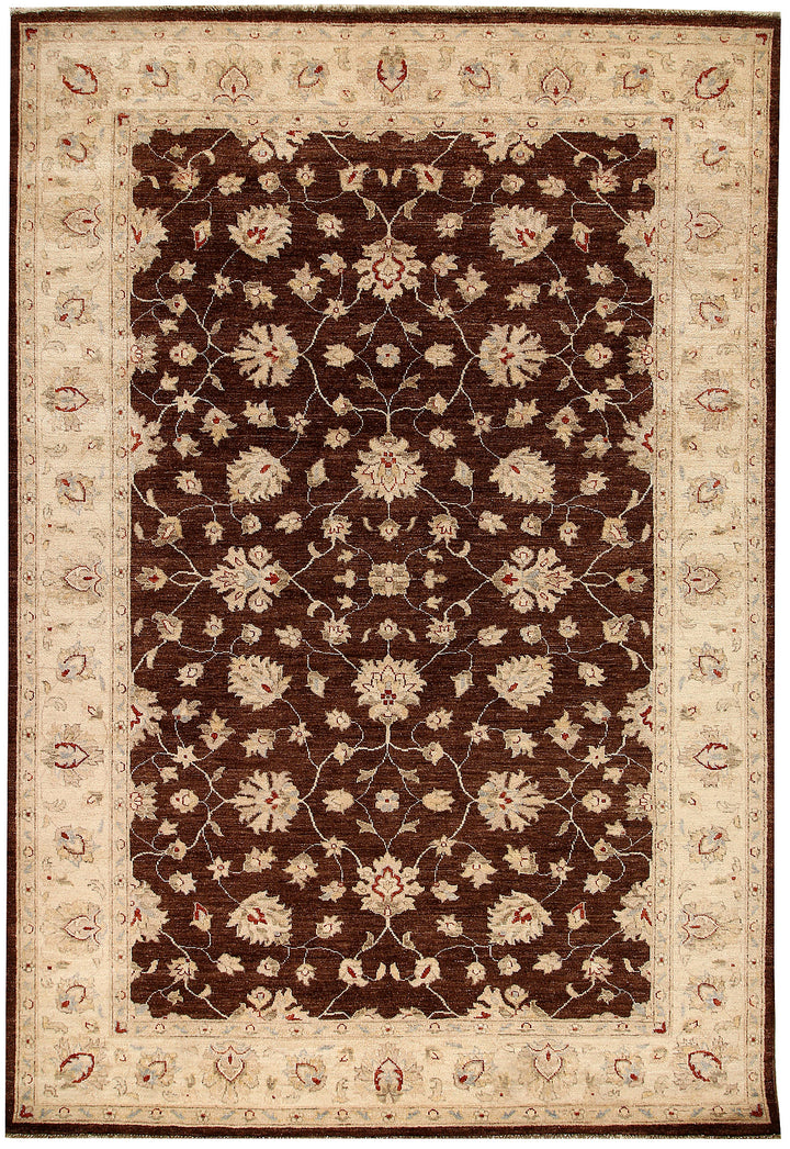 Saddle Brown Ziegler 6'  6" x 9'  8" - No. QA13341