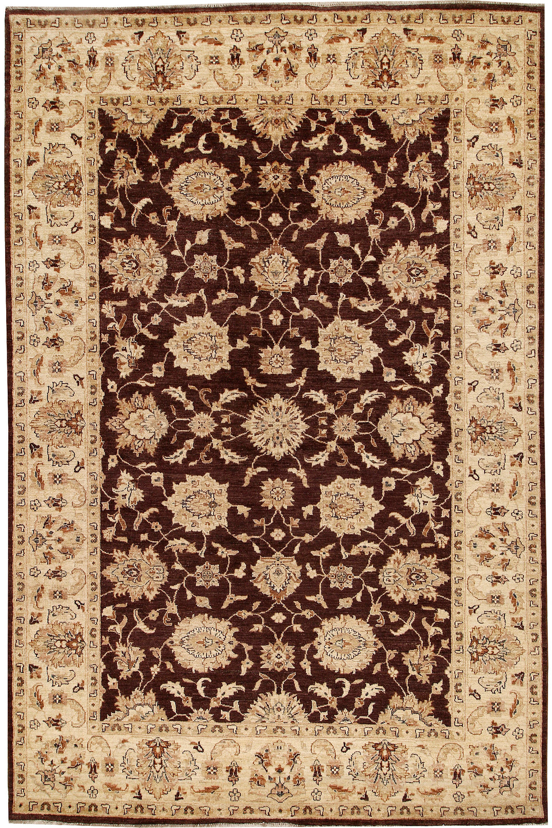 Saddle Brown Ziegler 6' 4 x 9' 8 - No. 64622 - ALRUG Rug Store