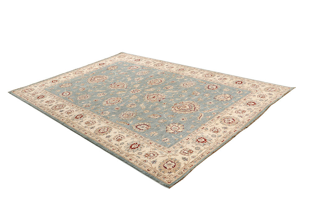 Light Slate Grey Ziegler 6' 6 x 9' 10 - No. 64624 - ALRUG Rug Store