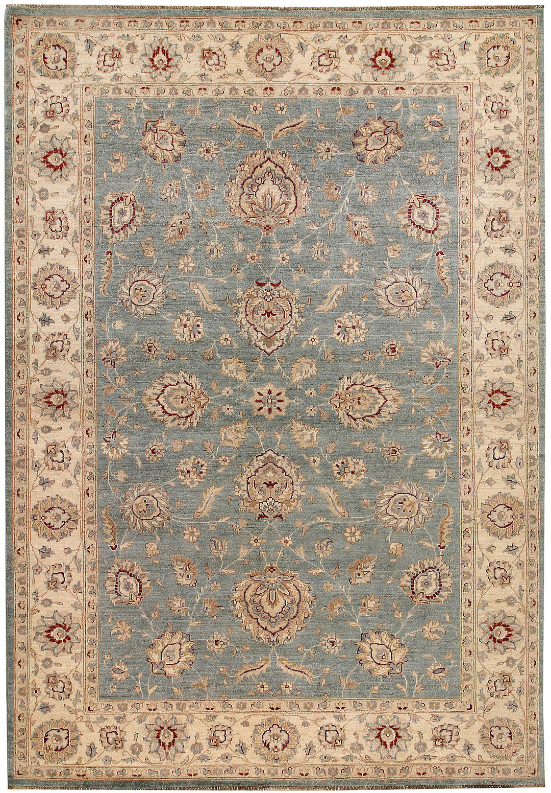 Light Slate Grey Ziegler 6' 6 x 9' 10 - No. 64624 - ALRUG Rug Store