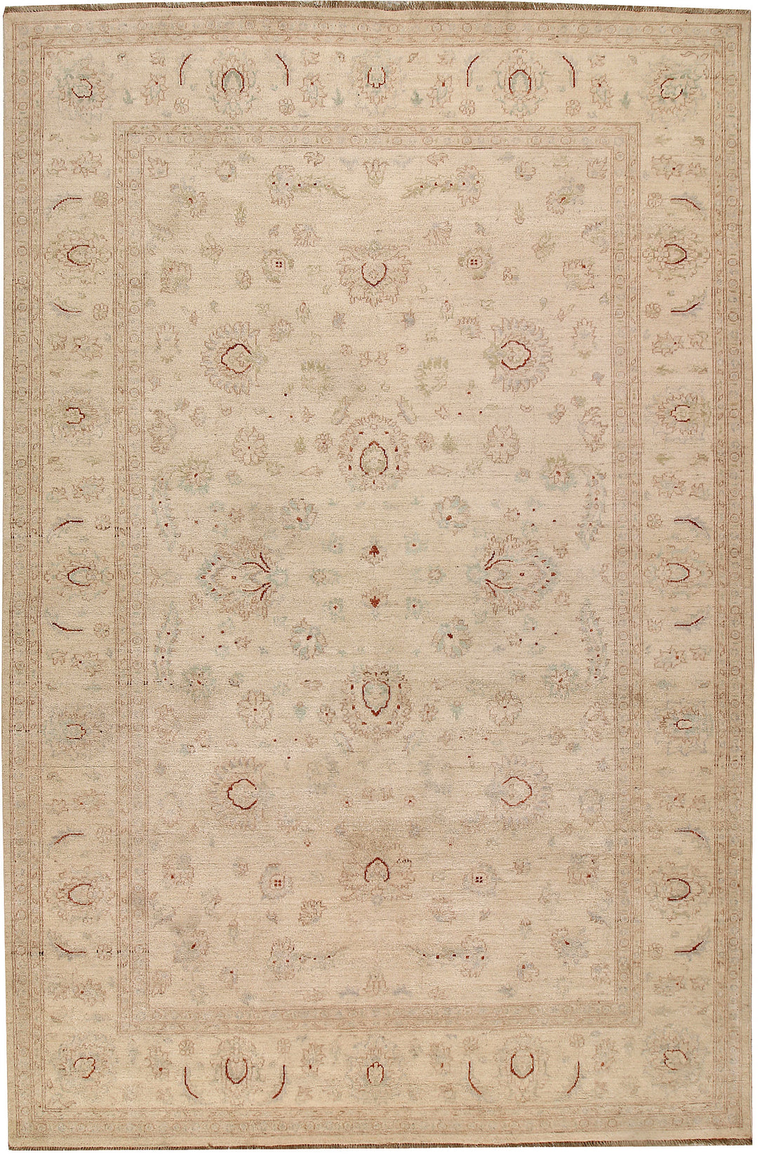 Blanched Almond Ziegler 6' 5 x 9' 9 - No. 64625 - ALRUG Rug Store