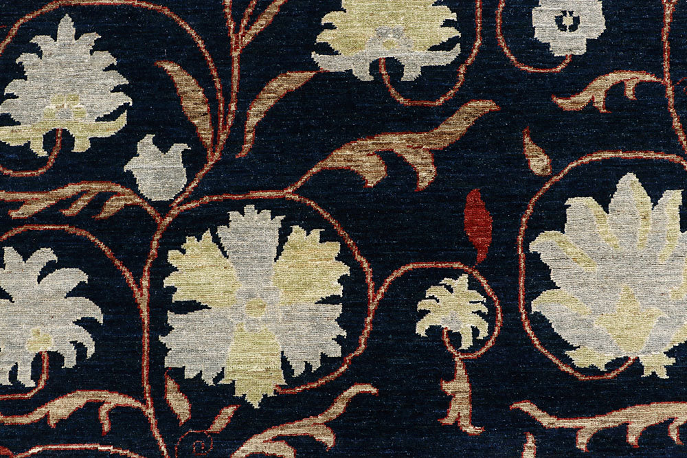 Black Ziegler 6' 5 x 9' 9 - No. 64626 - ALRUG Rug Store