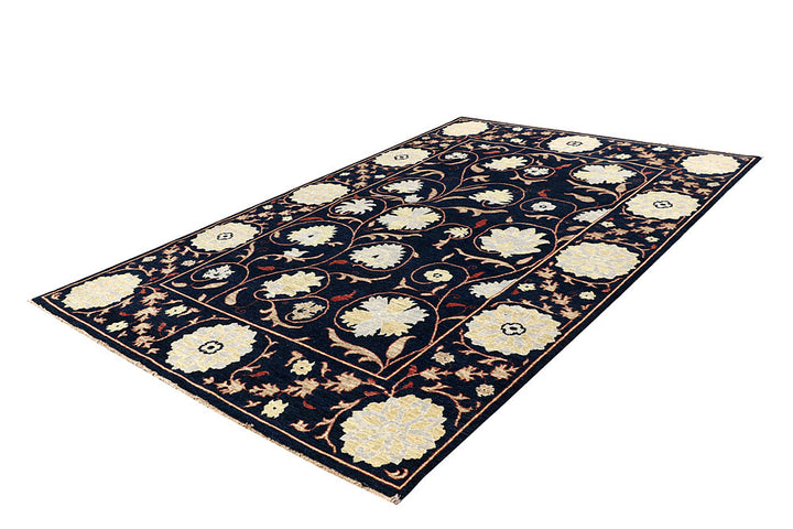 Black Ziegler 6' 5 x 9' 9 - No. 64626 - ALRUG Rug Store