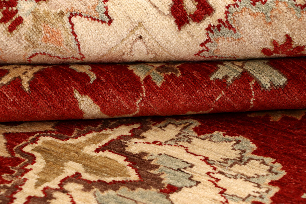 Dark Red Ziegler 6' 2 x 9' 1 - No. 64627 - ALRUG Rug Store