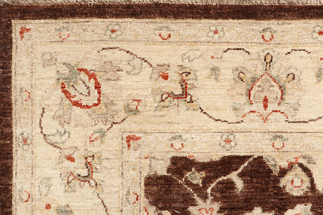 Saddle Brown Ziegler 6'  5" x 9'  9" - No. QA67517