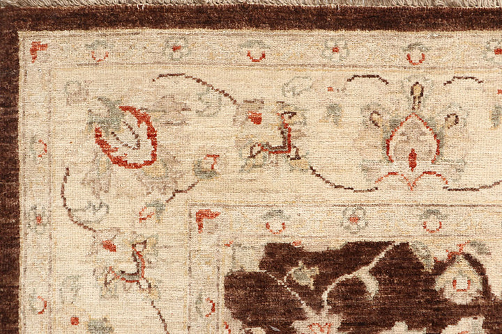 Saddle Brown Ziegler 6'  5" x 9'  9" - No. QA67517