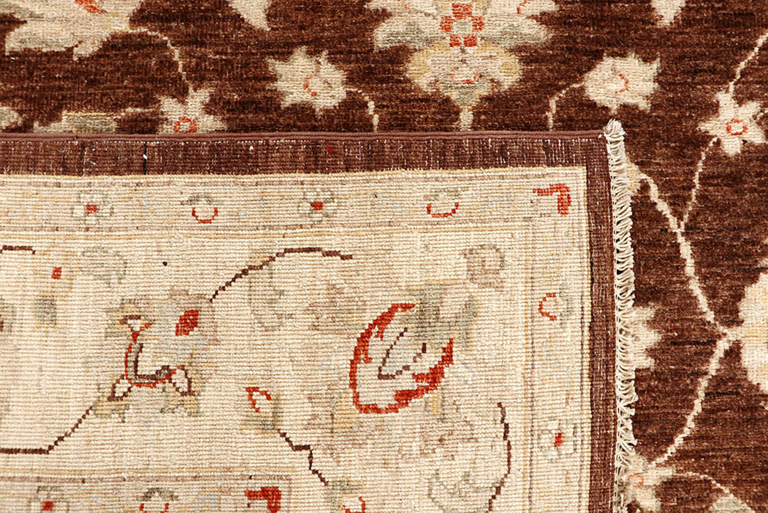 Saddle Brown Ziegler 6'  5" x 9'  9" - No. QA67517