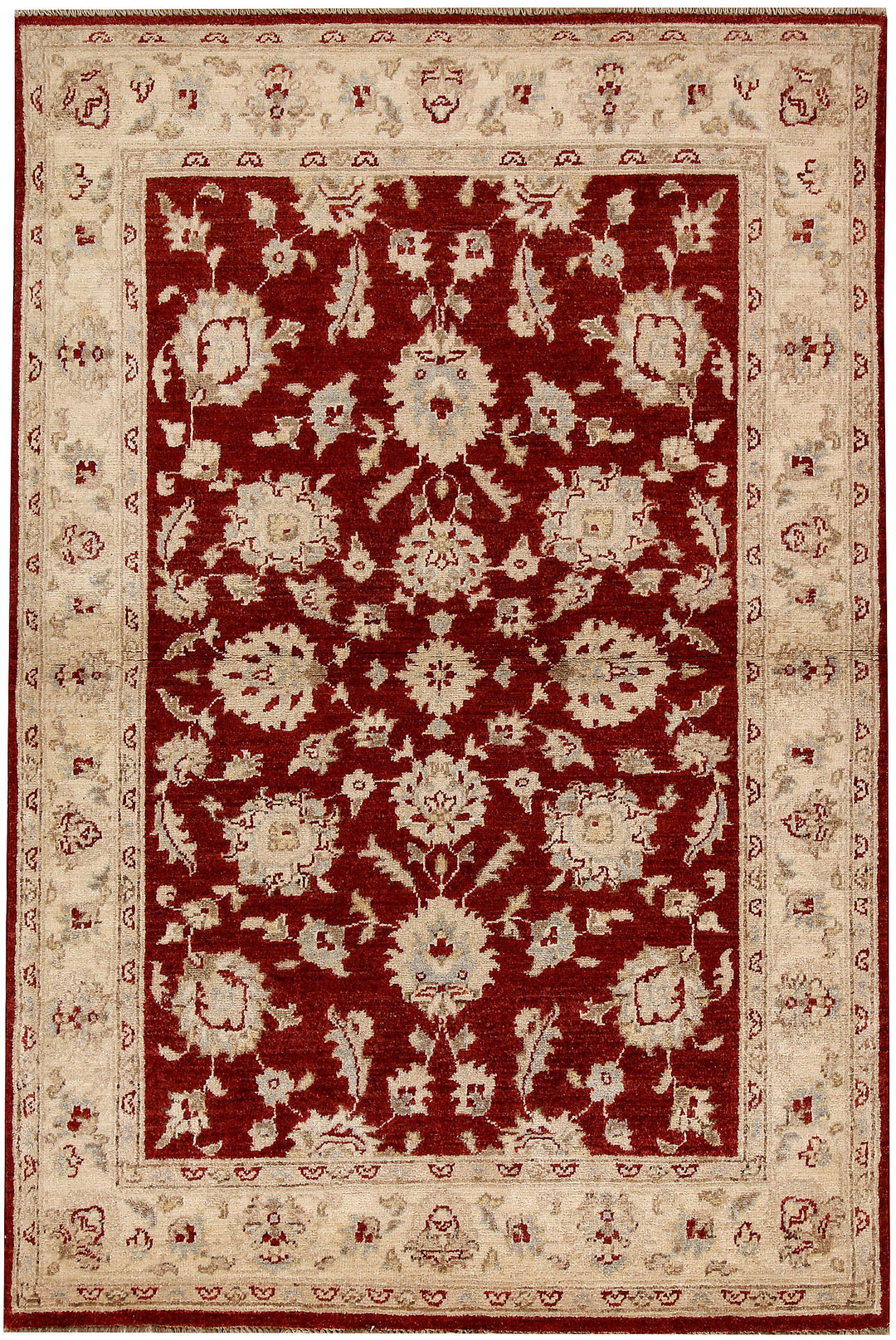 Dark Red Ziegler 3' 10 x 5' 8 - No. 64636 - ALRUG Rug Store