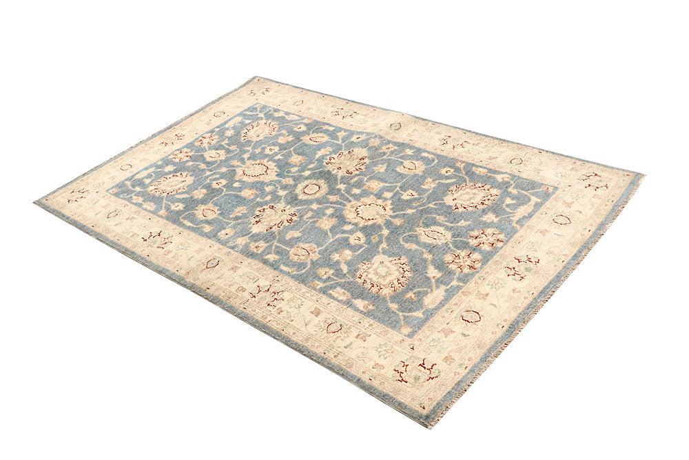 Light Slate Grey Oushak 3' 11 x 6' - No. 64659 - ALRUG Rug Store