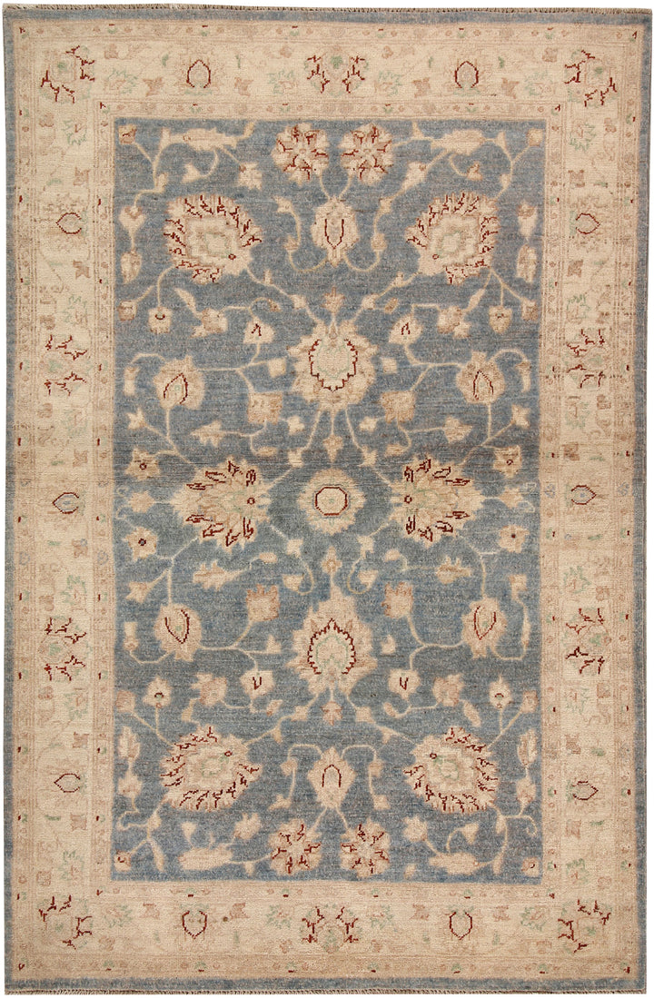 Light Slate Grey Oushak 3' 11 x 6' - No. 64659 - ALRUG Rug Store