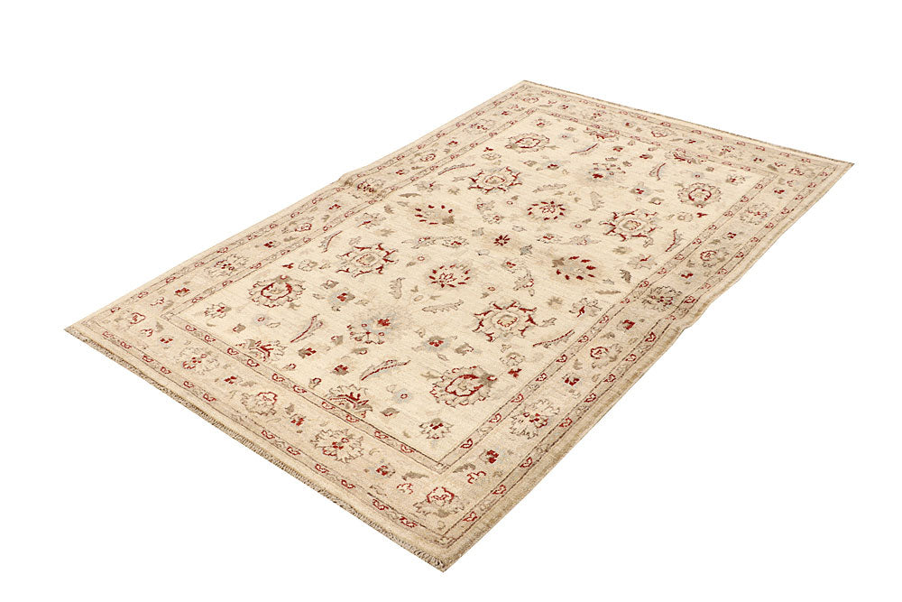 Blanched Almond Oushak 3' 10 x 6' - No. 64663 - ALRUG Rug Store