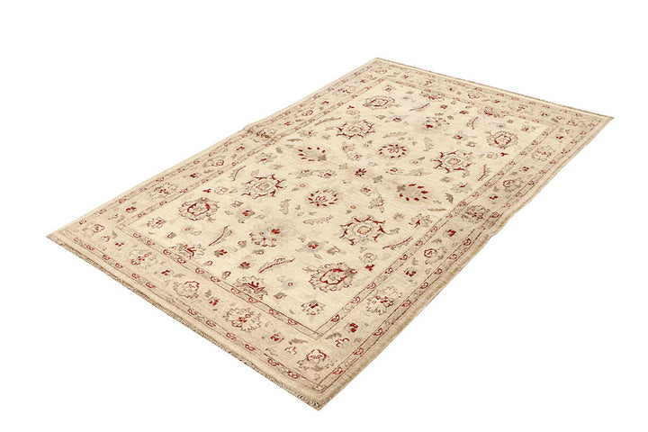 Blanched Almond Oushak 3' 10 x 6' - No. 64663 - ALRUG Rug Store