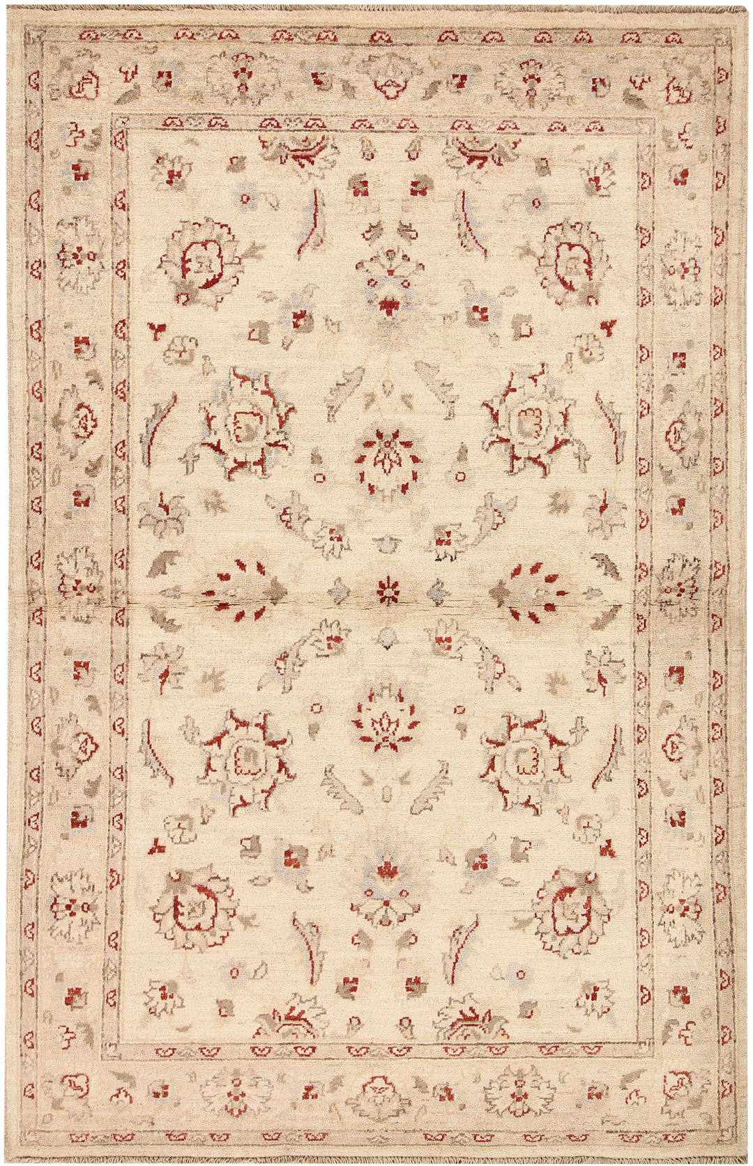 Blanched Almond Oushak 3' 10 x 6' - No. 64663 - ALRUG Rug Store