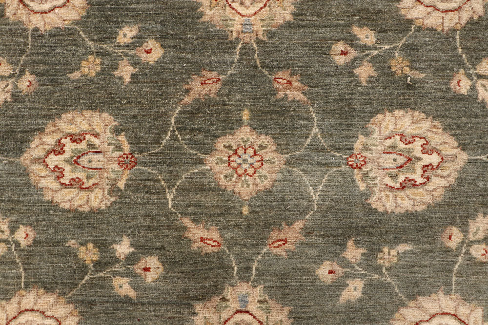 Dark Olive Green Ziegler 8' x 9' 8 - No. 64669 - ALRUG Rug Store