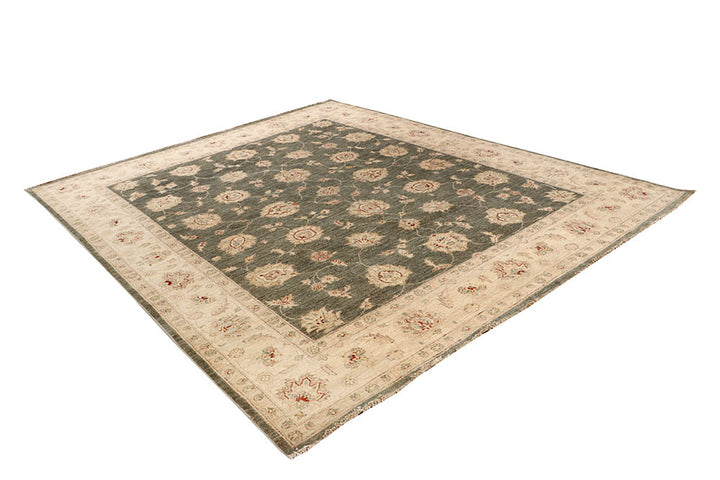 Dark Olive Green Ziegler 8' x 9' 8 - No. 64669 - ALRUG Rug Store