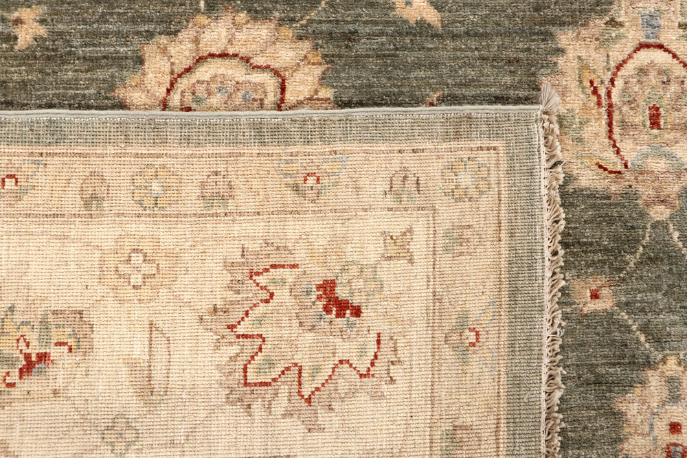 Dark Olive Green Ziegler 8' x 9' 8 - No. 64669 - ALRUG Rug Store