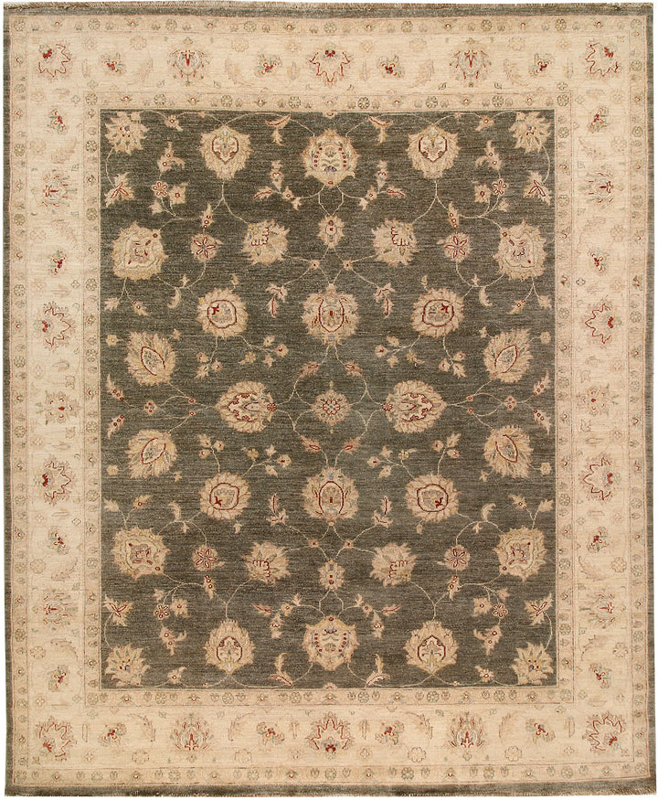 Dark Olive Green Ziegler 8' x 9' 8 - No. 64669 - ALRUG Rug Store