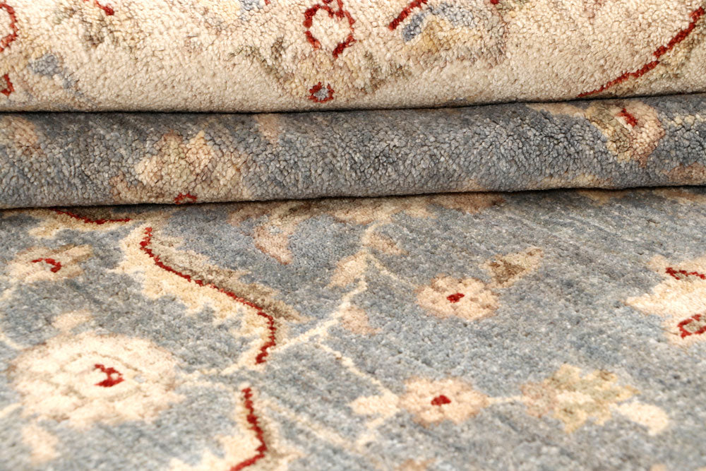 Light Slate Grey Oushak 7' 10 x 9' 10 - No. 64678 - ALRUG Rug Store