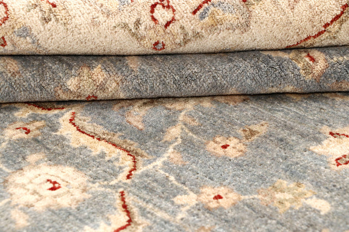 Light Slate Grey Oushak 7' 10 x 9' 10 - No. 64678 - ALRUG Rug Store