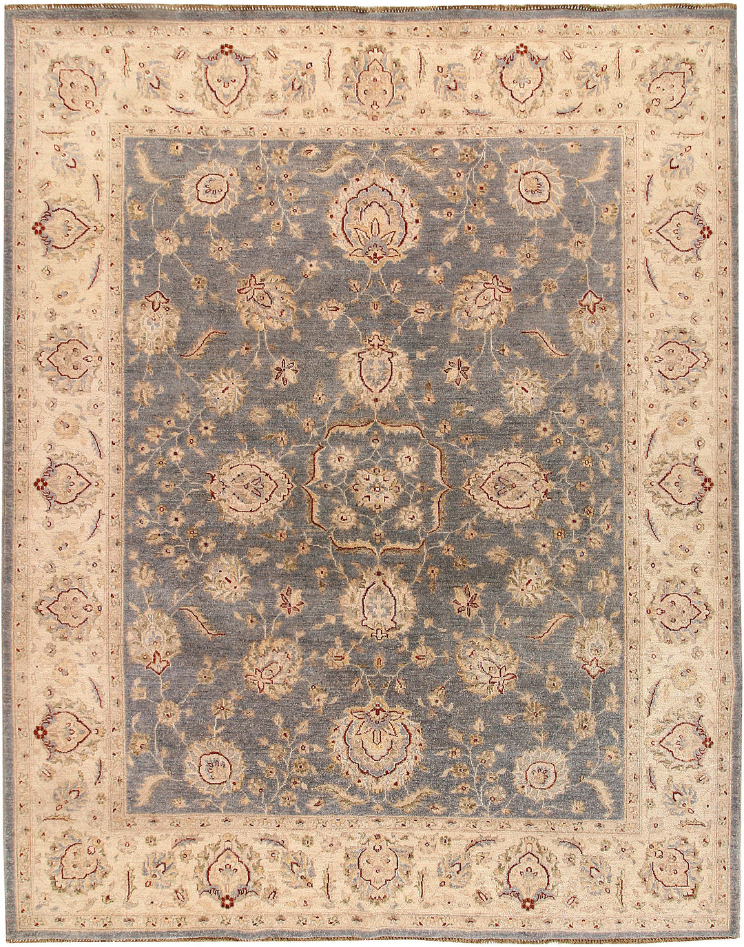 Light Slate Grey Oushak 7' 10 x 9' 10 - No. 64678 - ALRUG Rug Store