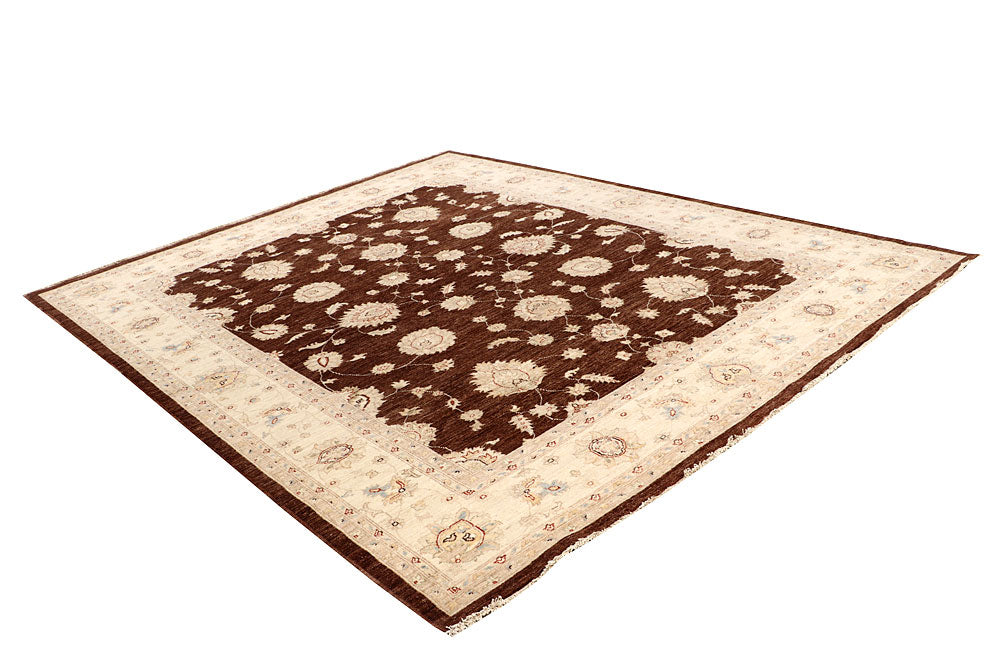 Saddle Brown Ziegler 7' 11 x 9' 10 - No. 64684 - ALRUG Rug Store