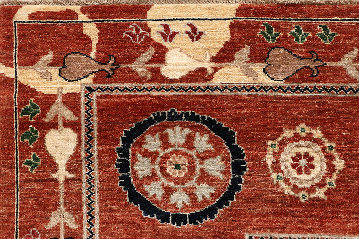 Chocolate Oushak 7' 11 x 9' 6 - No. 64685 - ALRUG Rug Store