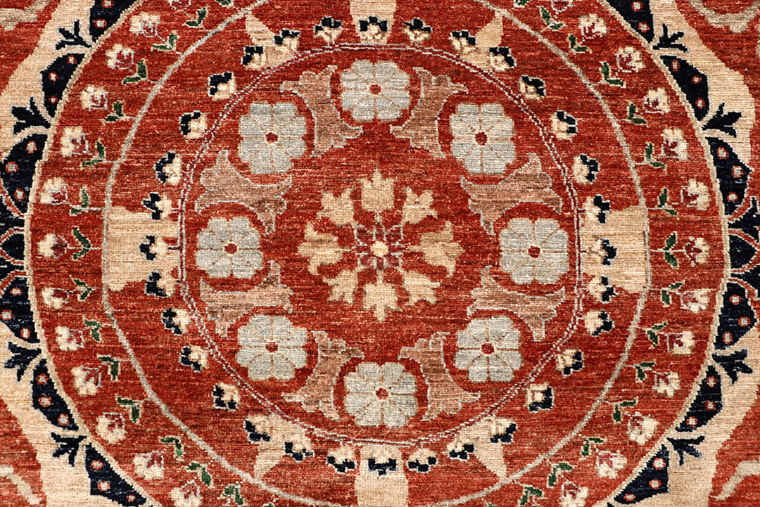 Chocolate Oushak 7'  11" x 9'  6" - No. QA67575