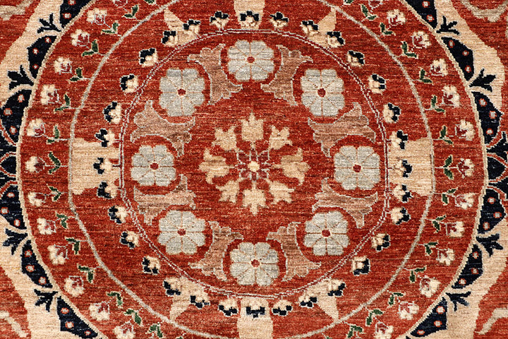 Chocolate Oushak 7'  11" x 9'  6" - No. QA67575