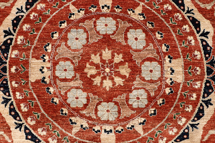 Chocolate Oushak 7' 11 x 9' 6 - No. 64685 - ALRUG Rug Store