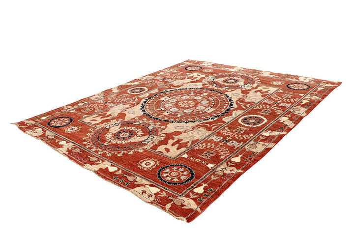 Chocolate Oushak 7' 11 x 9' 6 - No. 64685 - ALRUG Rug Store