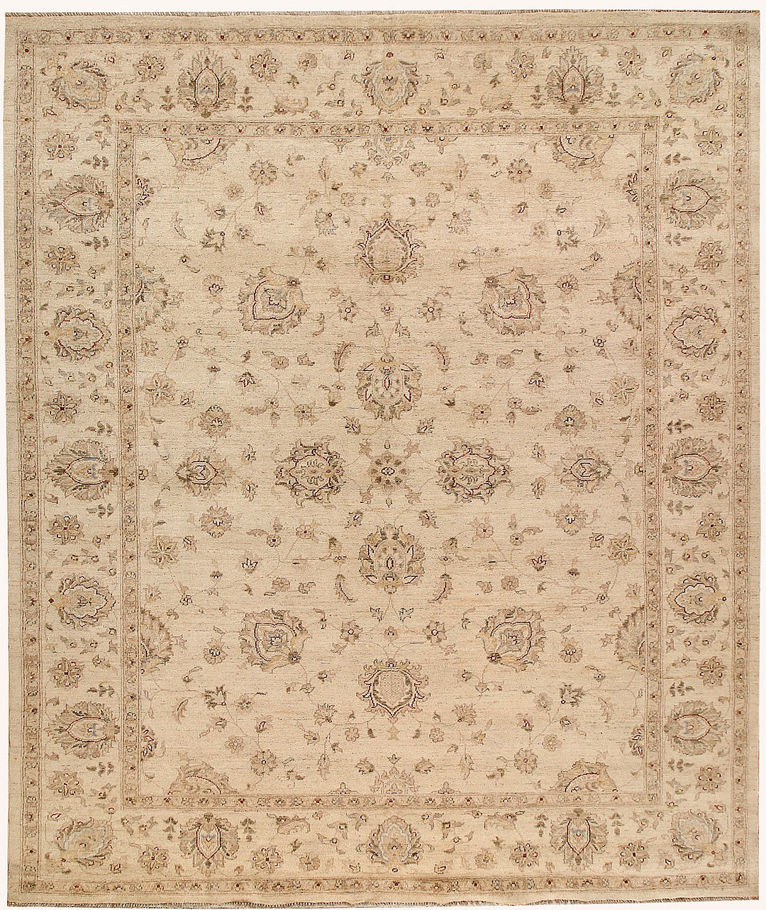 Blanched Almond Ziegler 7' 9 x 9' 8 - No. 64686 - ALRUG Rug Store