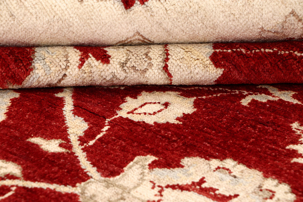 Dark Red Ziegler 7' 10 x 9' 10 - No. 64688 - ALRUG Rug Store