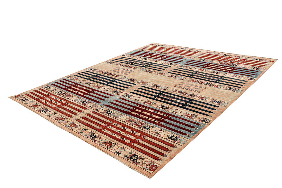 Multi Colored Oushak 8'  x" 9'  11" - No. QA12093