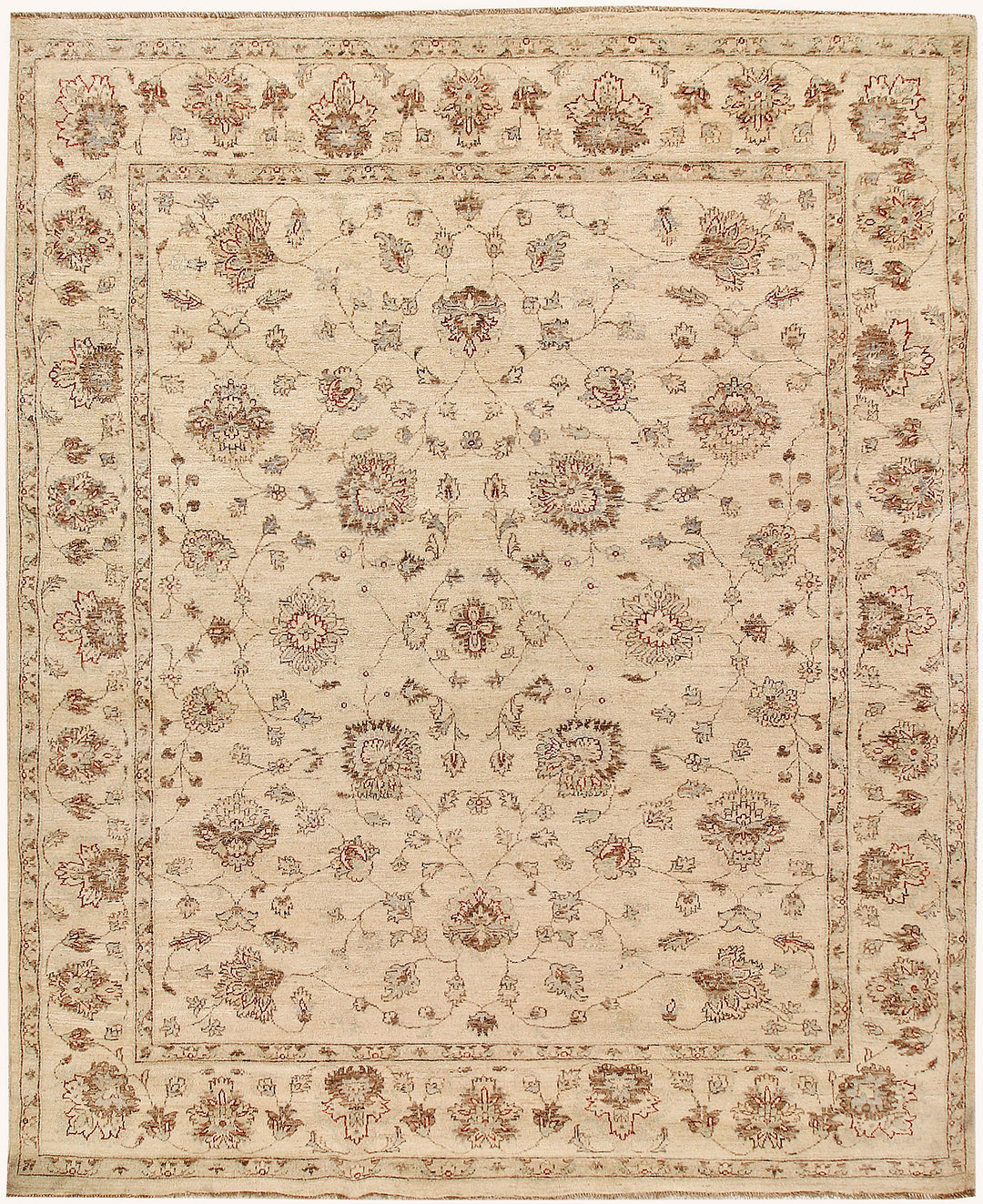 Blanched Almond Ziegler 7' 10 x 9' 4 - No. 64690 - ALRUG Rug Store