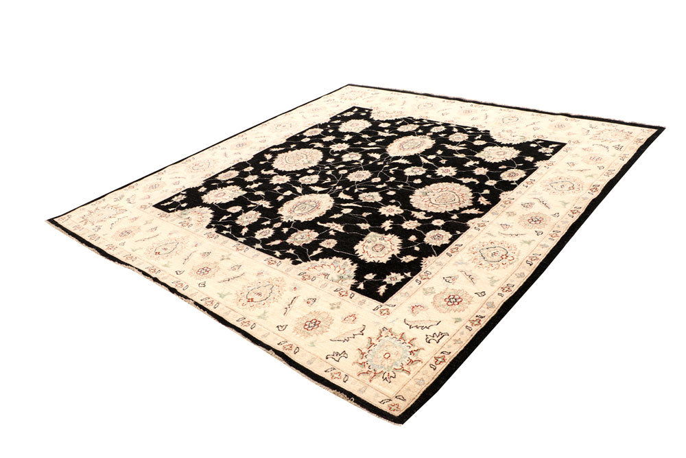 Black Ziegler 8' x 8' 4 - No. 64693 - ALRUG Rug Store