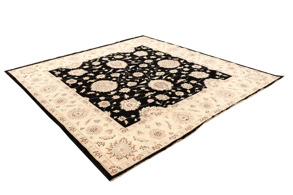 Black Ziegler 8' x 8' 4 - No. 64693 - ALRUG Rug Store