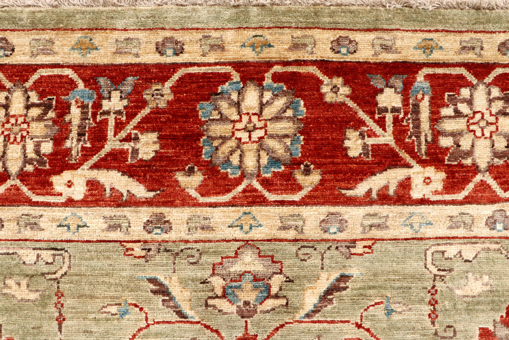 Dark Khaki Ziegler 8' 3 x 9' 5 - No. 64697 - ALRUG Rug Store