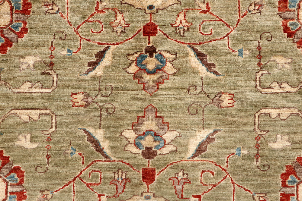 Dark Khaki Ziegler 8' 3 x 9' 5 - No. 64697 - ALRUG Rug Store