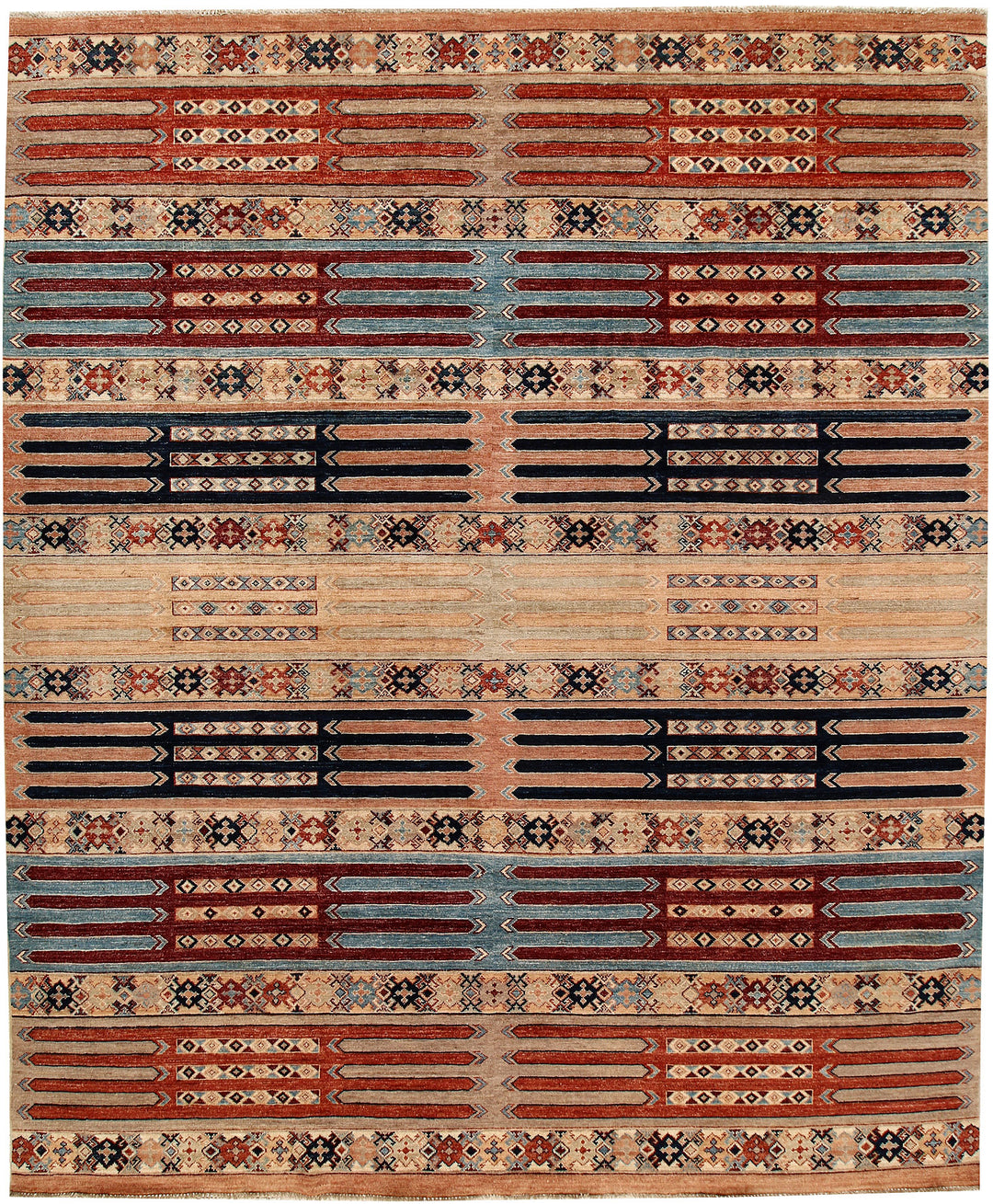 Multi Colored Oushak 8' 3 x 9' 10 - No. 64699 - ALRUG Rug Store