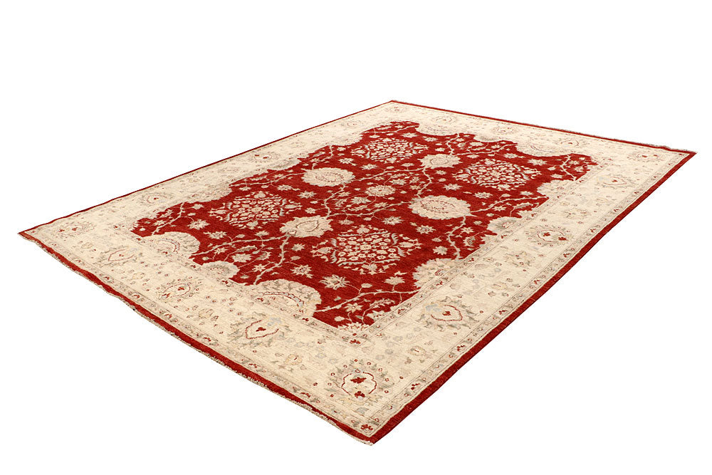 Dark Red Ziegler 7' 10 x 9' 10 - No. 64711 - ALRUG Rug Store