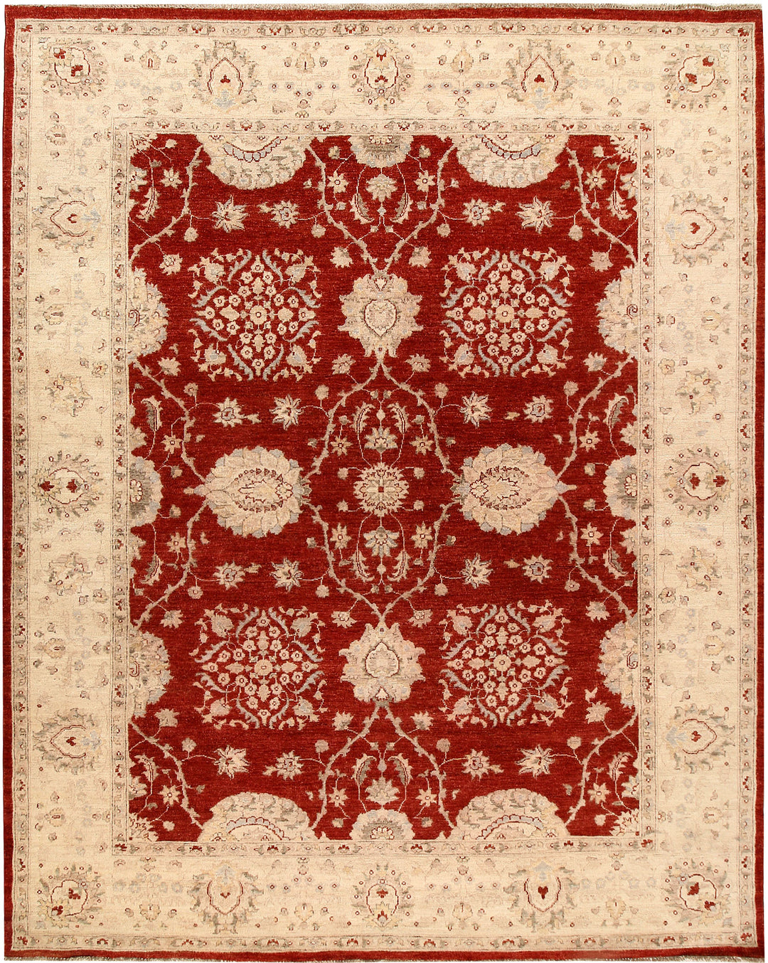 Dark Red Ziegler 7' 10 x 9' 10 - No. 64711 - ALRUG Rug Store