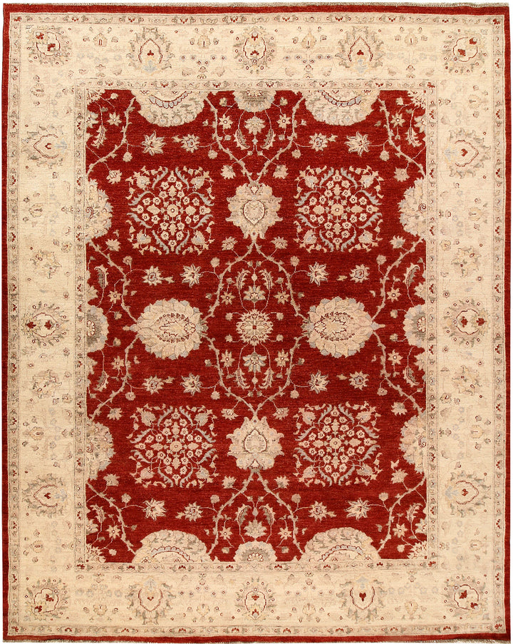 Dark Red Ziegler 7' 10 x 9' 10 - No. 64711 - ALRUG Rug Store
