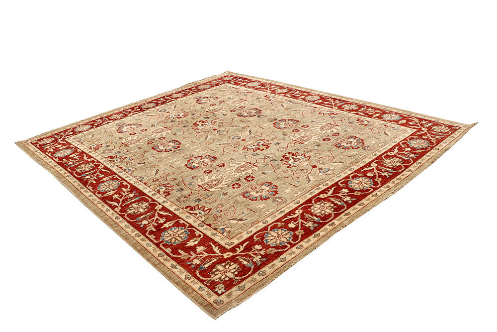 Tan Ziegler 8' 3 x 9' 7 - No. 64713 - ALRUG Rug Store