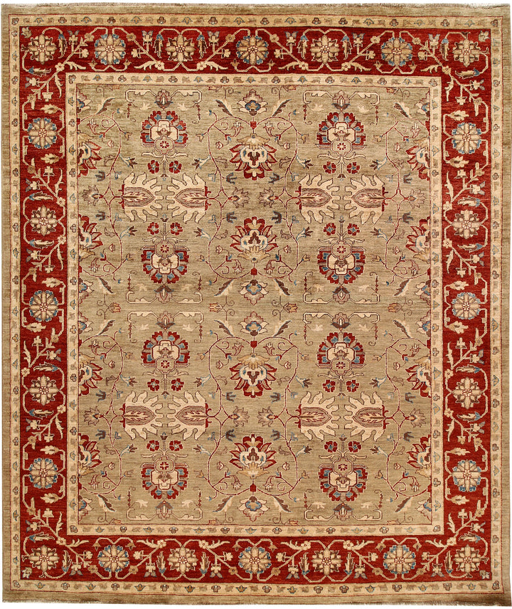 Tan Ziegler 8' 3 x 9' 7 - No. 64713 - ALRUG Rug Store
